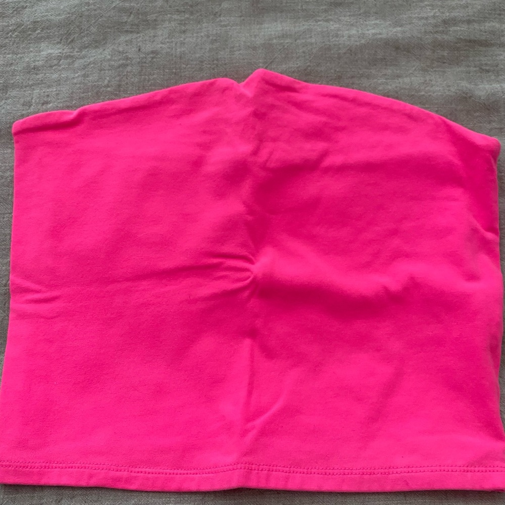 Neon Pink Garage tube top